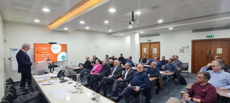 Image for the Tweet beginning: Παρουσία του Υπ.Μεταφορών Επικοιν. Και