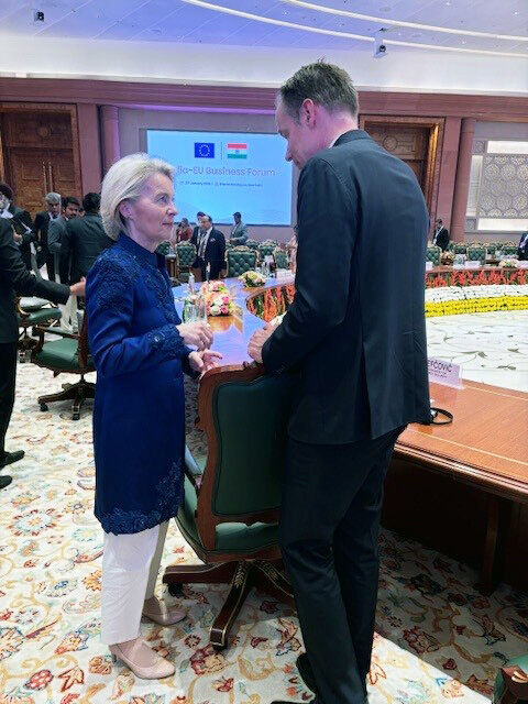 Image for the Tweet beginning: A BusinessEurope delegation led by