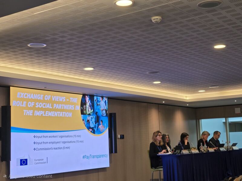 Image for the Tweet beginning: Representing @OEBcy at the EC